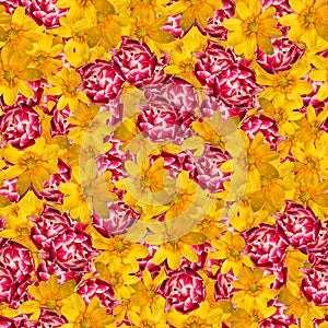 texture of a seamless flower pattern. decorative design elements