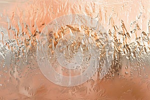 texture shiny wall trendy color peach fuzz 2024