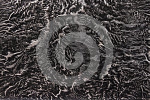 Texture of Silver metal plate