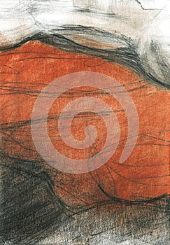 Texture of a simple slate pencil and sanguine. Illustration for background