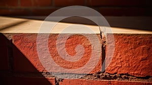 texture single red brick