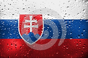 Texture of Slovakia flag