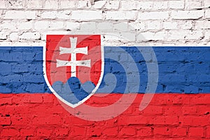 Texture of Slovakia flag