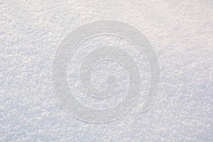 The texture of the snow. Background snow. White pure