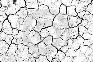 Texture soil dry crack background pattern of drought lack of water of nature .