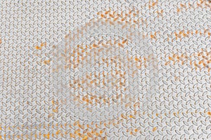 texture steel diamond plate pattern and rust