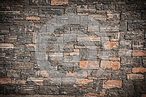 Texture of a stone. Old stone wall texture background. Grey stone wall as a background or texture. Stone wall of natural stones in
