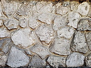 Texture of a stone wall. Old castle stone wall texture background. Stone wall as a background or texture. Part of a stone wall, fo