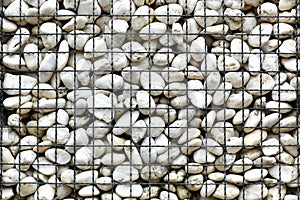 texture of stone wall white stone background.