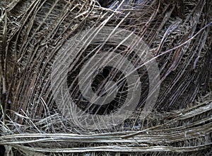Texture of straw