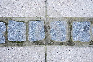 Texture of street paving stones. Close-up. Architecture. Backgrounds.