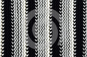 Texture of striped knitted fabric