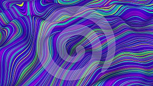 Texture of the embossed surface, colored stripes