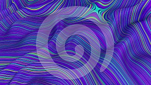 Texture of the embossed surface, colored stripes