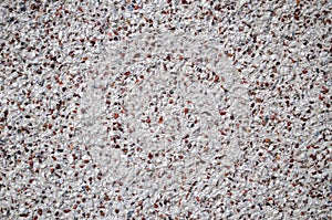 The texture of the surface spalled concrete