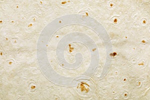 Texture of thin Armenian lavash as background, top view