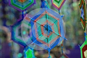 Texture of threads weaving in graphic form.