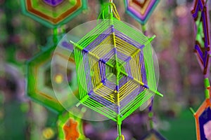 Texture of threads weaving in graphic form.