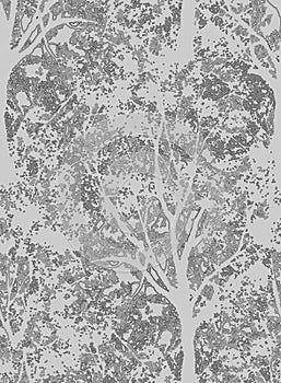 Texture trees wallpaper for interior design