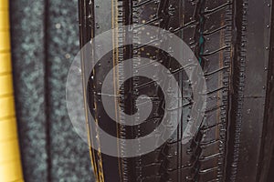 The texture of truck tires