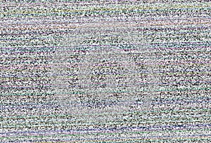 Texture of TV Noise, Random Dot Pattern of Static