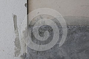 The texture is used to make a gray cement background. Free space for design work or text. Cement wall decoration.