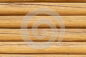 The texture of the wall logs, background.
