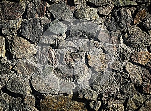 Texture of a wall made of large stones. Stone - Object, Stone Material. Stone background.