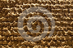 Texture of Sand stone bricks wall