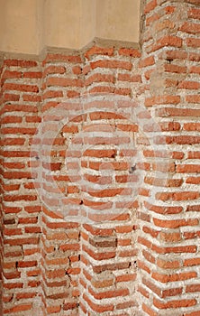 Texture of the wall Patriarchal Ð¡athedral. Pitsunda, Abkhazia