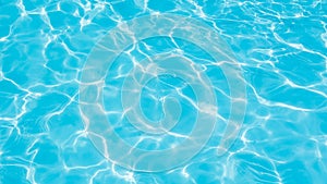 Texture of water in the swimming pool