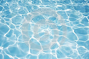 Texture of water in swimming pool for background