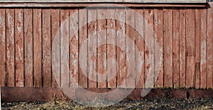 The texture of weathered wooden wall