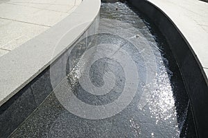 Texture of a whirling water in a pool