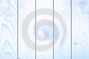 Texture of White Blue Green wood plank can be use for background. The white wood background is on top view of natural wooden from