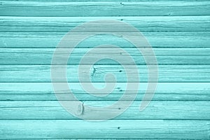 Texture of White Blue Green wood plank can be use for background. The white wood background is on top view of natural wooden from