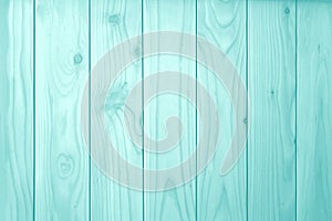 Texture of White Blue Green wood plank can be use for background. The white wood background is on top view of natural wooden from