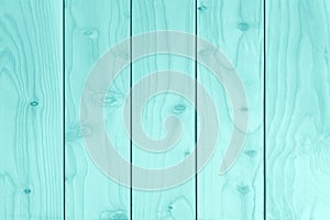 Texture of White Blue Green wood plank can be use for background. The white wood background is on top view of natural wooden from