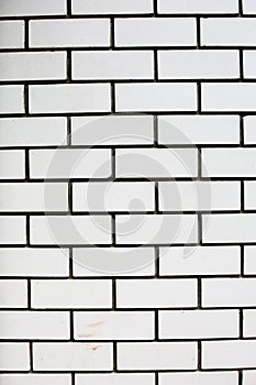 Texture white brickwork