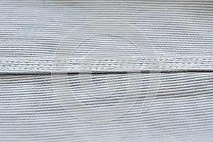 Texture white corduroy pants