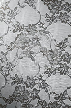 texture of white guipure