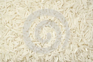 Texture of white long grain rice