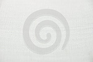 Texture of white primed canvas