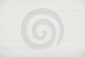 Texture of white primed canvas