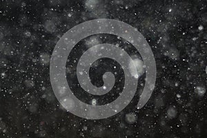 Texture of white rain drops