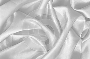 Texture white satin