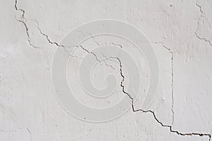 The texture on the white wall