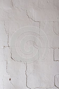 The texture on the white wall