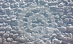 Texture of whitewashed stone-work