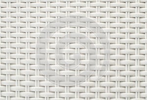 Texture of wicker white plastic